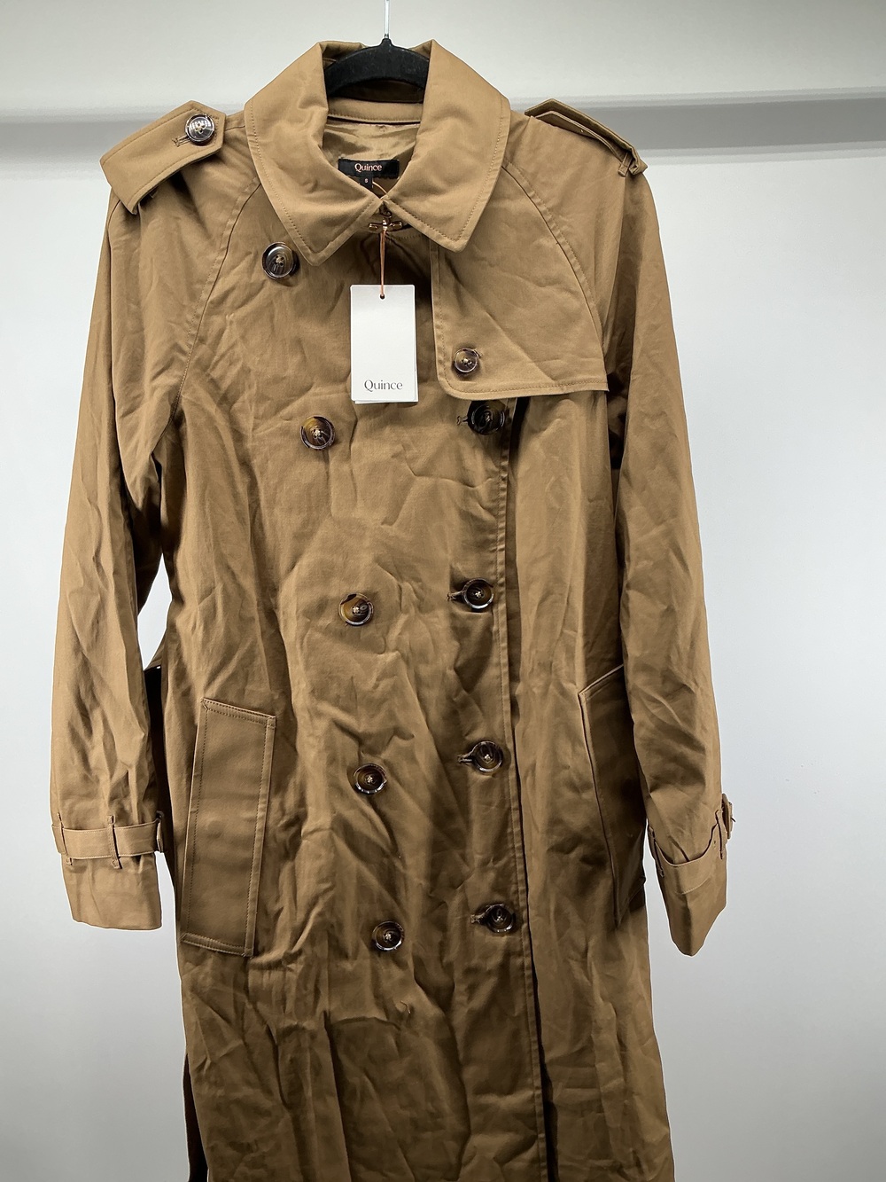 Comfort Stretch Long Trench Coat